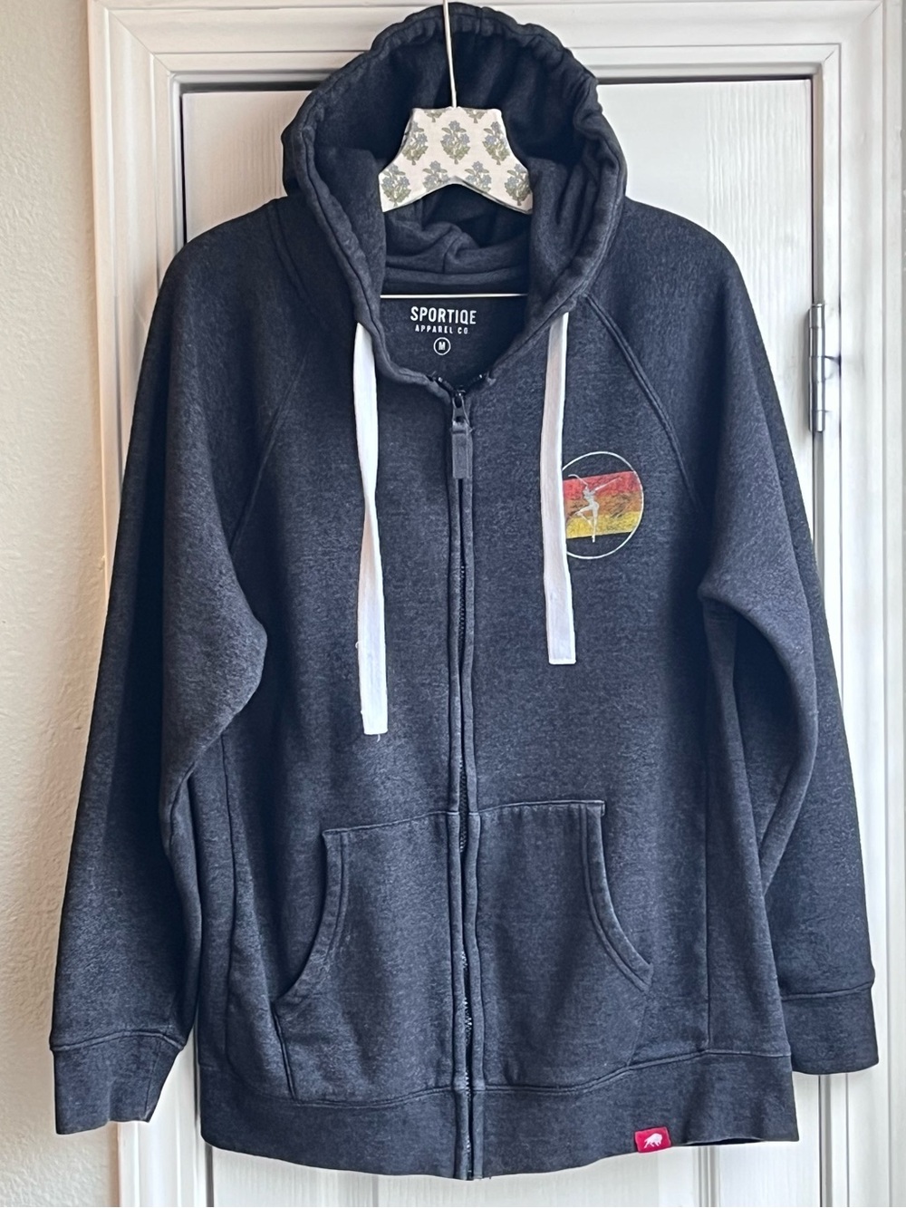 DAVE MATTHEWS BAND Firedancer Full Zip Hoodie Dark Gray Sportiqe Medium Unisex